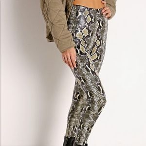 Commando Faux Animal Legging with Control